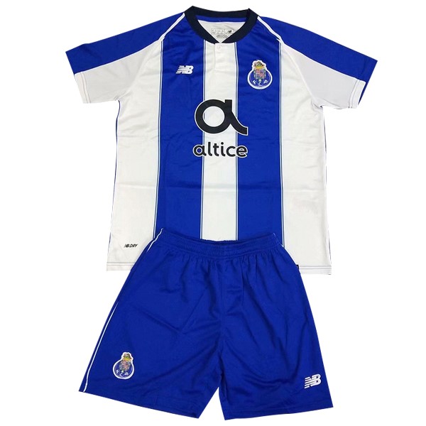 Camiseta FC Oporto Replica Primera Ropa Niños 2018/19 Blanco Azul